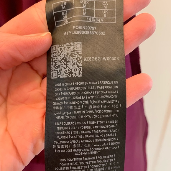 Marciano Purple Dress - Picture 5 of 5